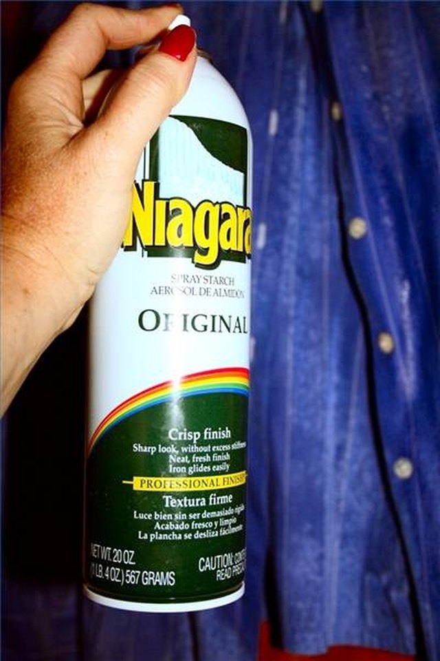 Lightly Spray with Starch