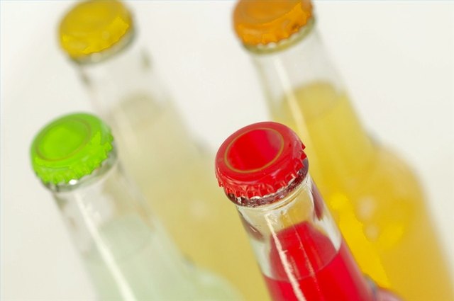 Salts, preservatives and natural and artificial flavors are often added to carbonated drinks.