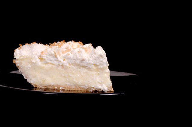 Substitute a graham cracker crust for a regular pie crust.