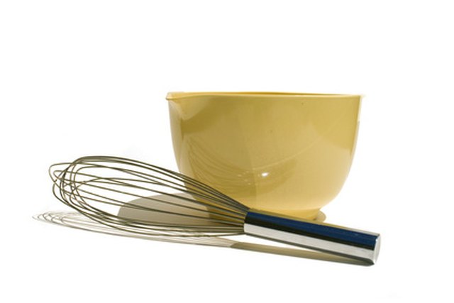 Mixing bowls are essential for baking.