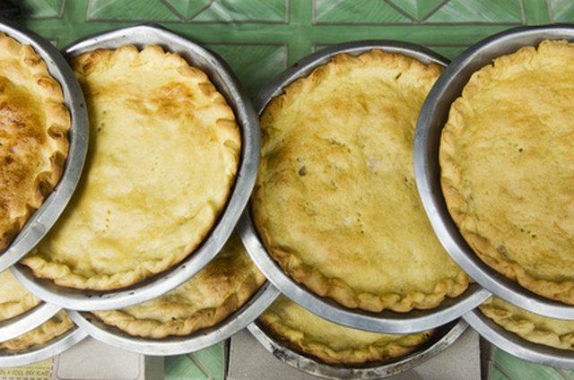 Use a glass or metal pie plate.