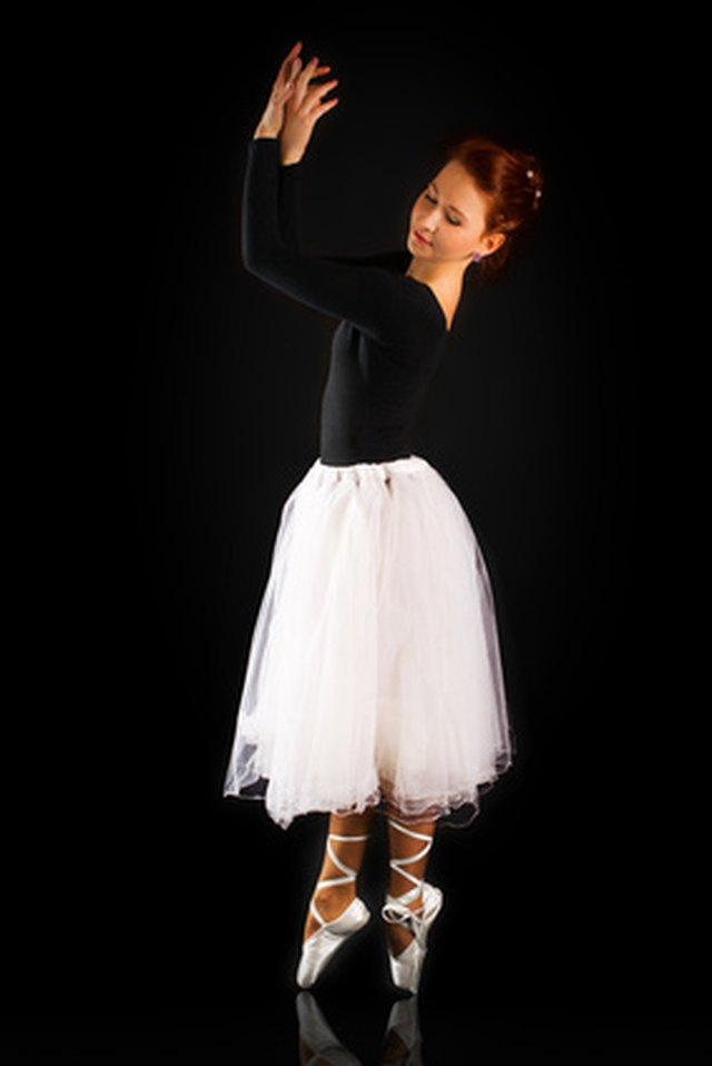 A colored layer of tulle between two layers of white tulle adds an iridescent glow.
