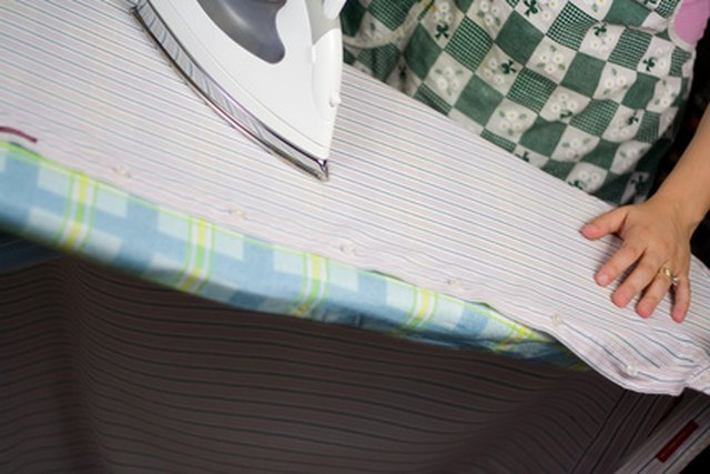 Only use low settings when you iron nylon clothes.