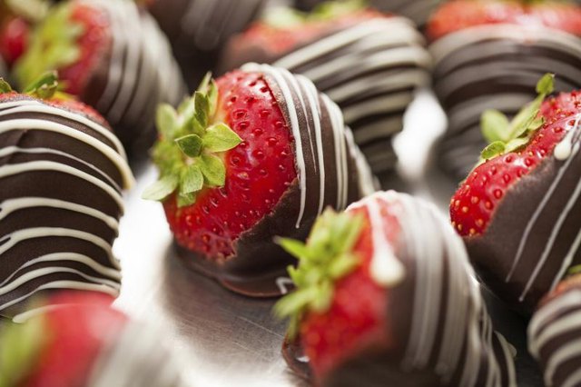 Chocolate dipped strawberries.