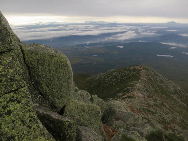 A view from the hike up Mt. Katahdin.