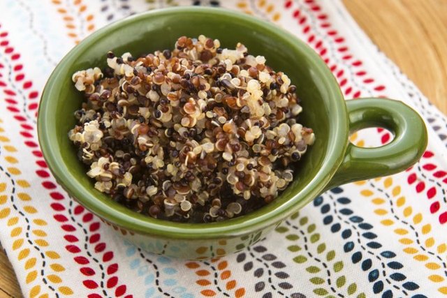 Small bowl of quinoa.