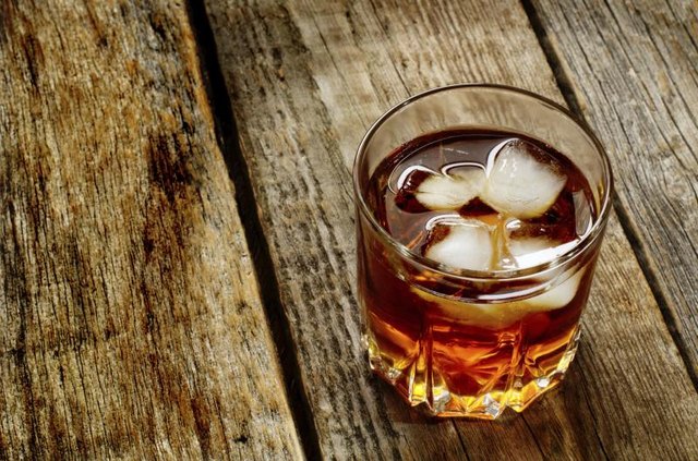 Whiskey on the rocks