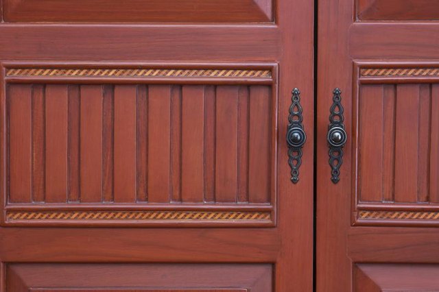 Wood cabinet doors