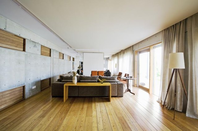 Minimalist living room interior