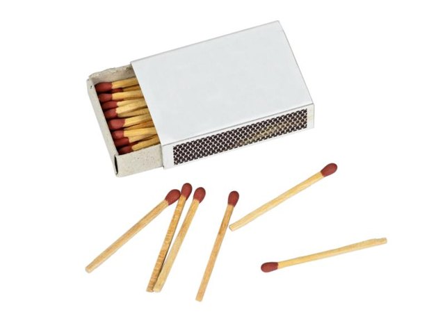 Use matches to create the burned edge look you want.