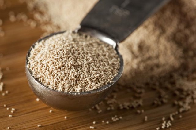Teaspoon of yeast.