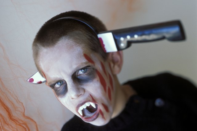 Don't scare your co-workers with a gory costume.
