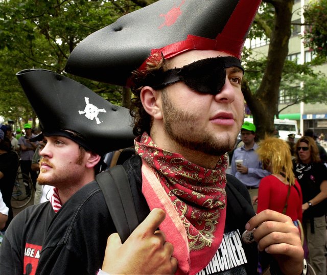 That white shirt is a perfect start for a pirate costume.