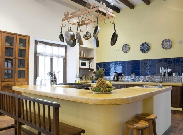 Spacious country-styled kitchen