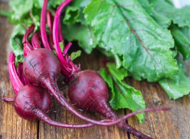 Classic beets have bold red color.