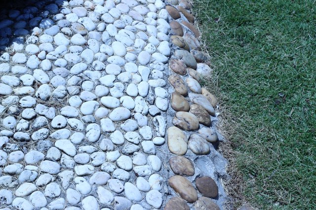 Reflexology paths allow you to enjoy your garden handiwork while relaxing your feet.
