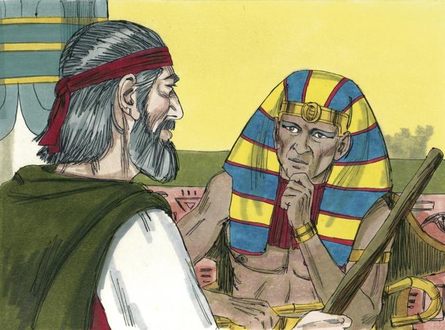 how did moses petition the pharaoh