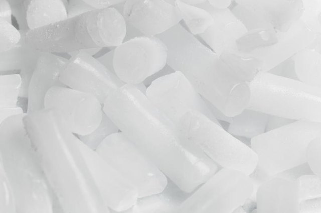 Close-up of dry ice