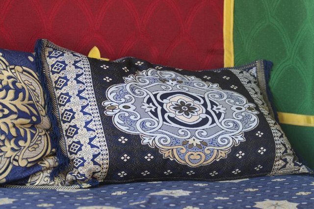 A Moroccan style sitting nook.