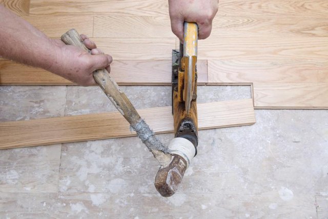 Remove flooring from packaging to acclimate it. Remove flooring from packaging to acclimate it.