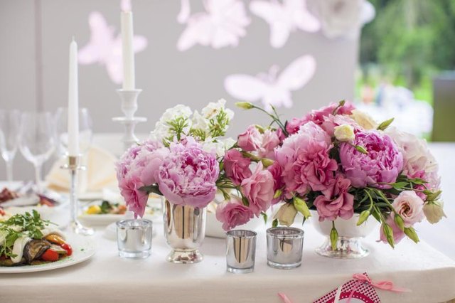 Luxuriant peonies bring fragrance to elaborate and informal settings.