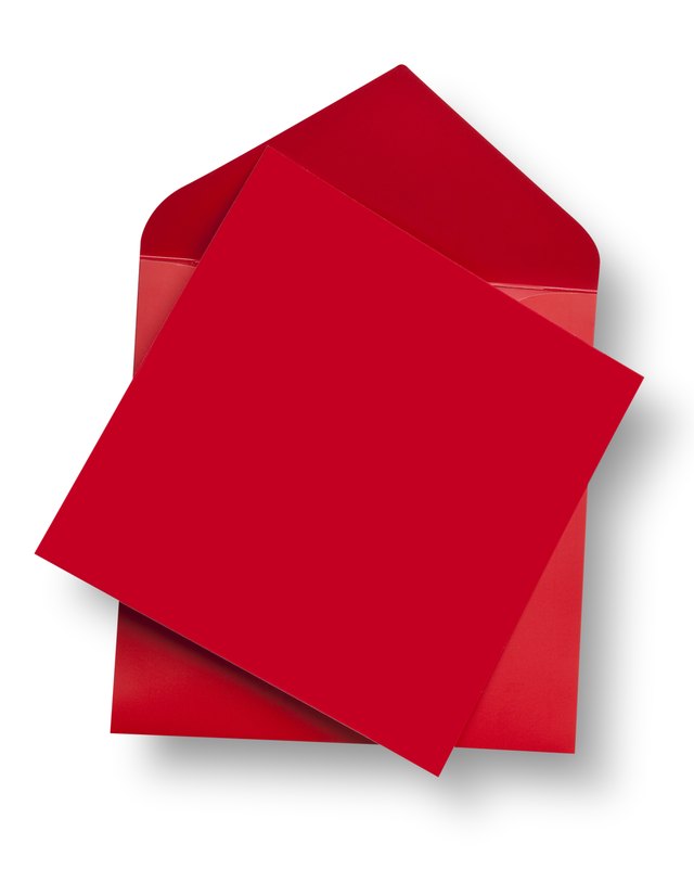Create a custom envelope to match your handmade card.