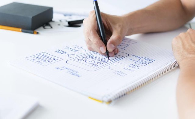 Someone is designing a mobile application.