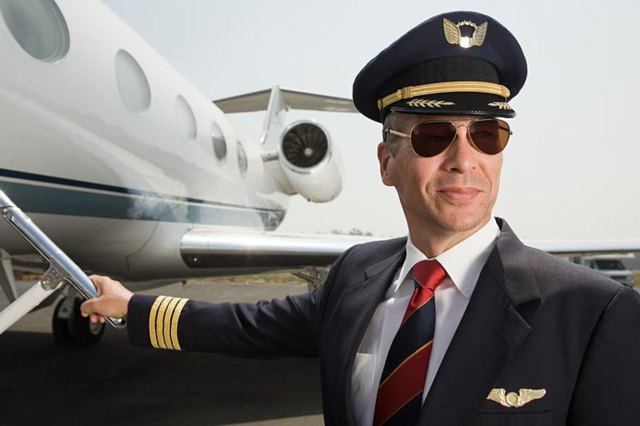 Pilot of a private jet.