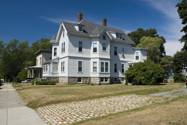 Experts say a haunting can be a simple imprint left by a dead person. Pictured is the house where the Lizzie Borden lived.