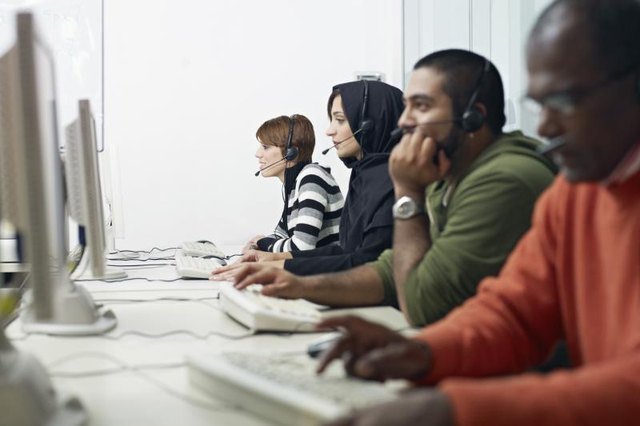 College students in a computer lab.