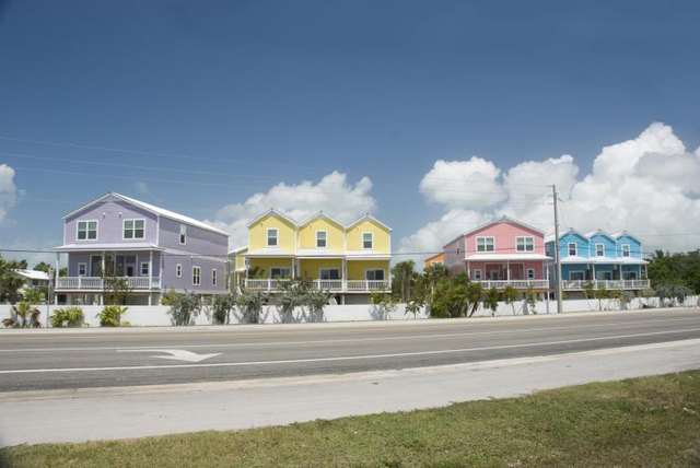Four colorful homes