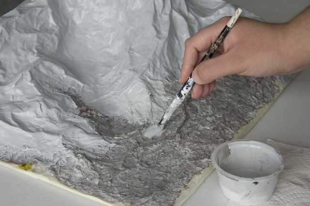 How To Make Paper Mache Model Mountain