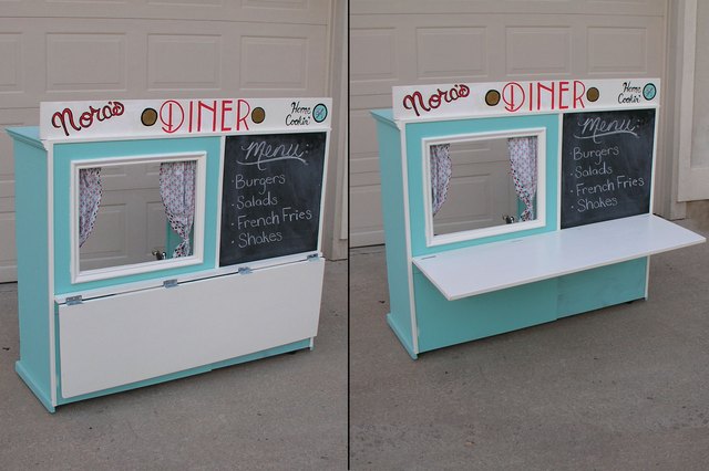 The lunch counter diner is a hit with kids.