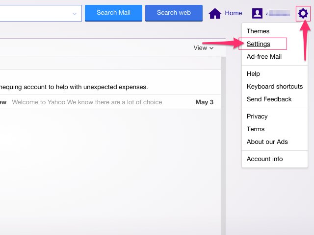 how to configure yahoo mail in mobile