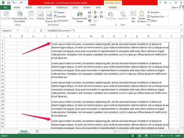 how-to-embed-a-word-document-in-excel-ehow