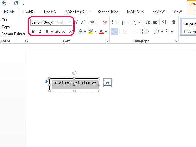 How Do I Curve Text In Word EHow