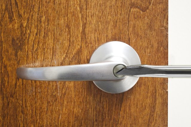 How to Unlock a Locked Bathroom Door (with Pictures) | eHow