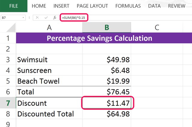 how-to-calculate-percentage-savings-in-microsoft-excel-ehow