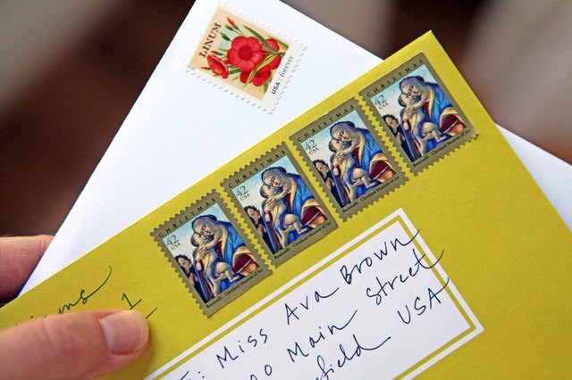 How To Affix Multiple Stamps To An Envelope with Pictures EHow