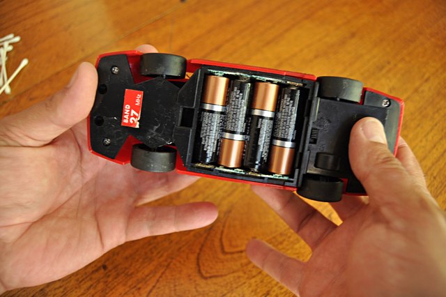How to Clean Corroded Battery Terminals in Toys | eHow