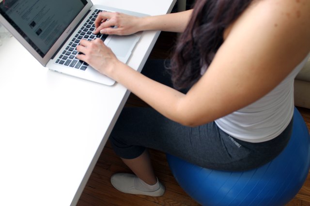 how-to-sit-on-an-exercise-ball-at-a-desk-with-pictures-ehow