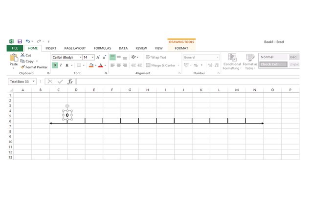 how-to-make-a-number-line-in-excel-with-pictures-ehow