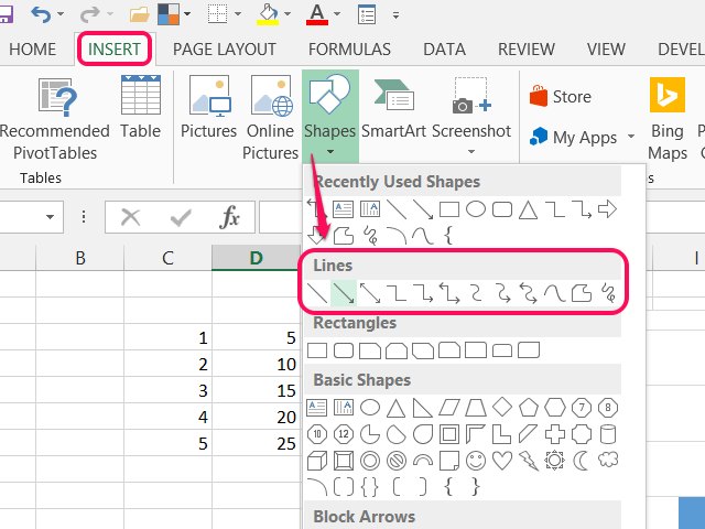 how to change the cell outline weight in excel for mac