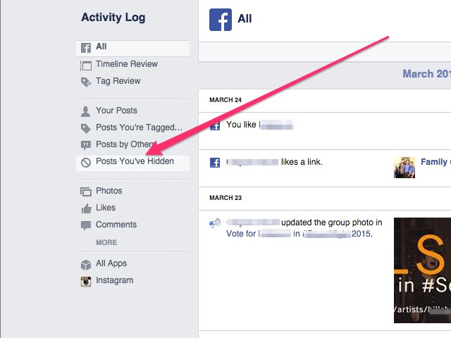 How to Hide or Unhide a Post on Facebook (with Pictures) | eHow