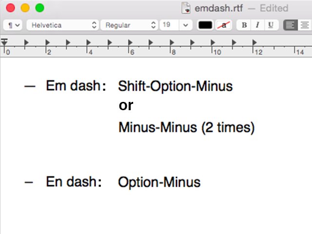 em dash shortcut microsoft word