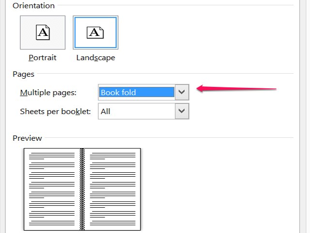 create booklet in word for mac