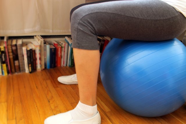 how-to-sit-on-an-exercise-ball-at-a-desk-with-pictures-ehow