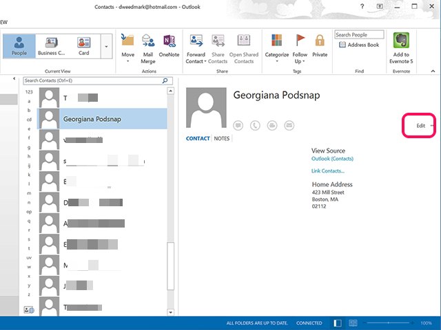 how to reinstall outlook 2013 and keep contacts