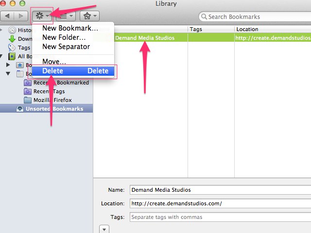 How to Delete Bookmarks on a Mac | eHow