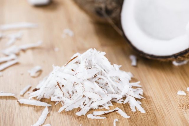Unsweetened coconut is a healthier pick than sweetened. Unsweetened coconut is a healthier pick than sweetened.